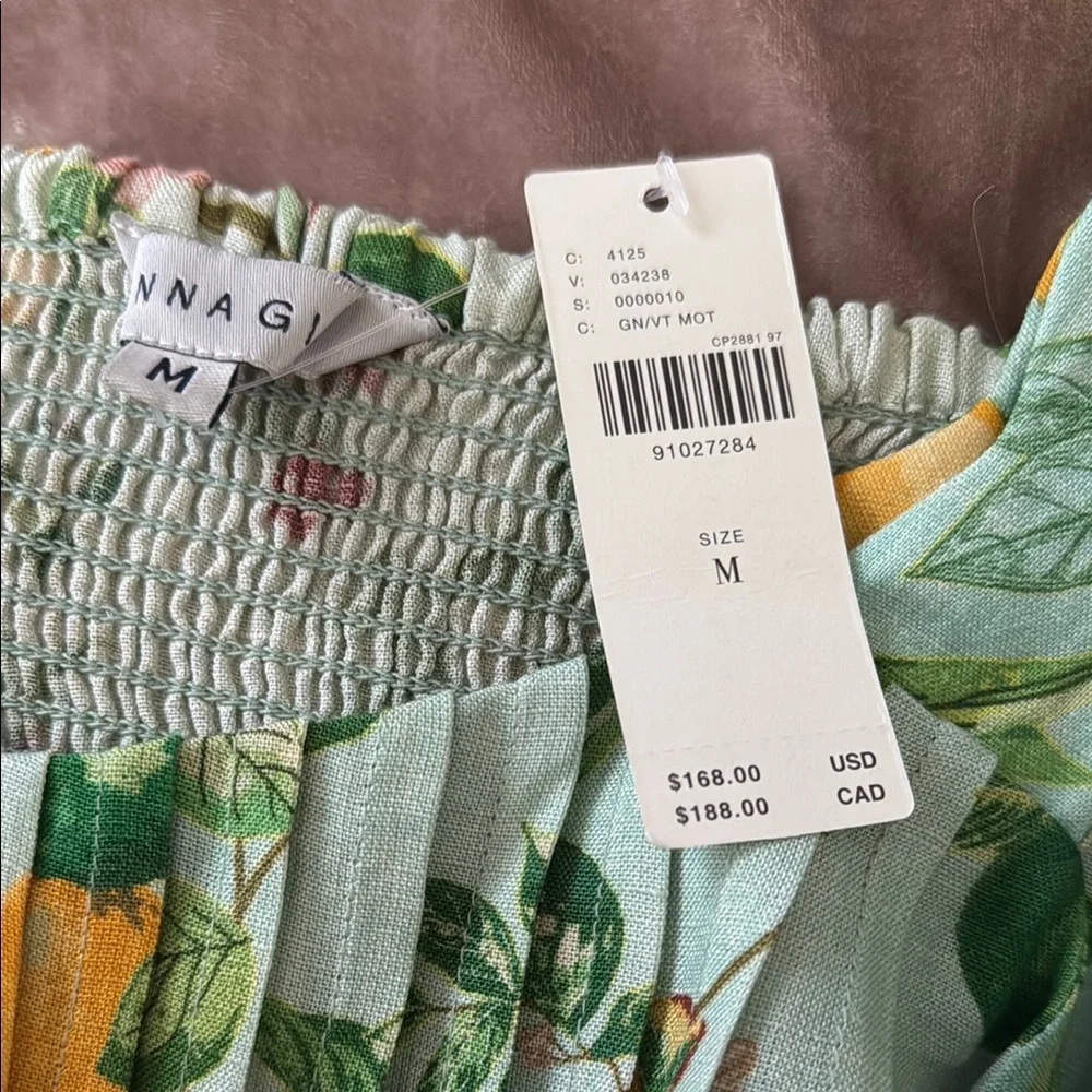 Ranna Gill Floral Shorts Jumper - Green and Yellow BNWT - Picture 5 of 5